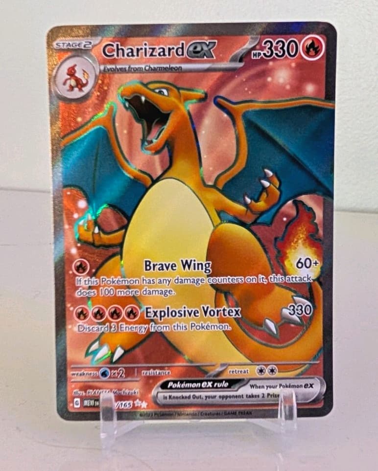 Pokemon - Charizard ex - 183/165 - SV: Scarlet & Violet 151 Near Mint Pack Fresh