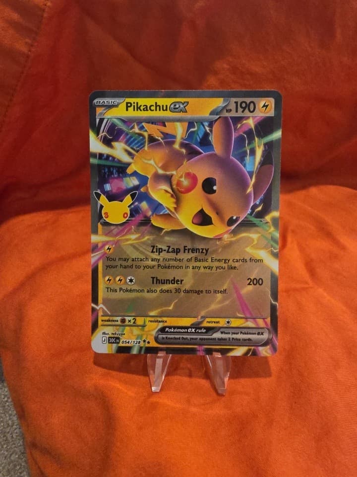 2026 Pokemon Celebration 30th Pikachu EX Double Rare #54