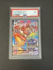 2021 Pokemon Chilling Reign Blaziken VMAX Alternate Art Secret Rare #201 - PSA 9