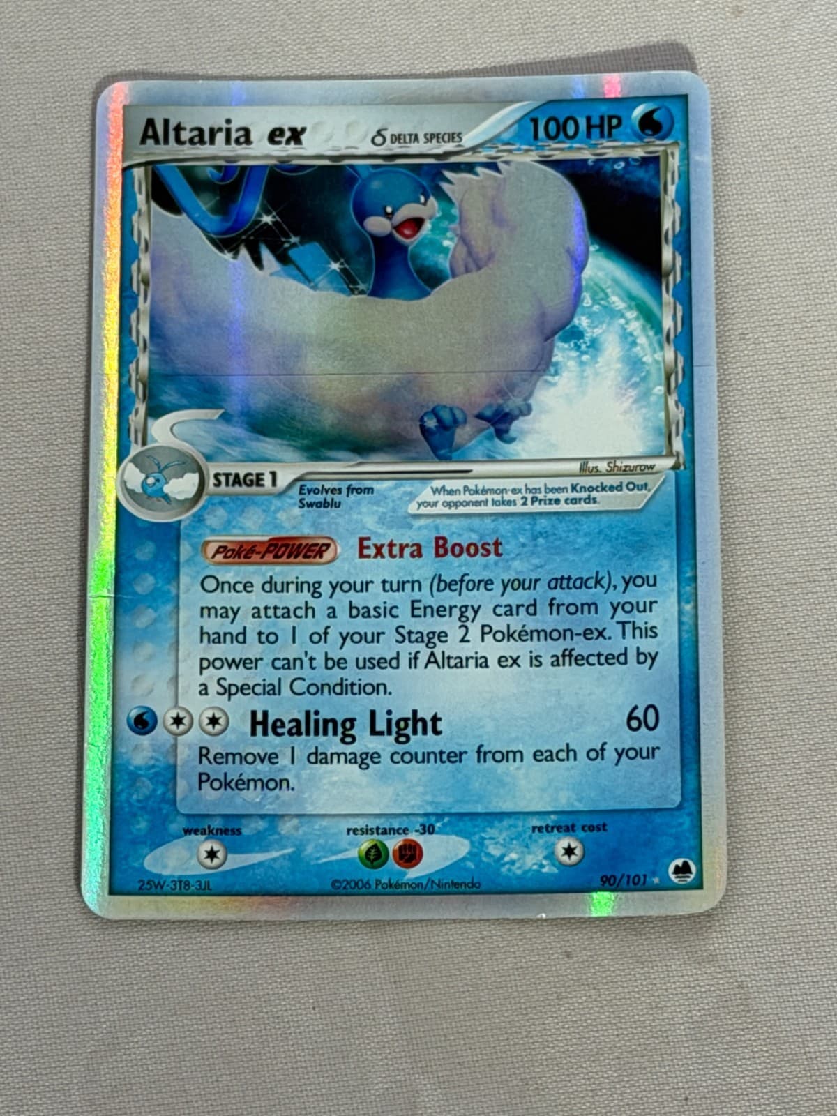 Pokemon Altaria ex Delta Species Dragon Frontiers 90/101