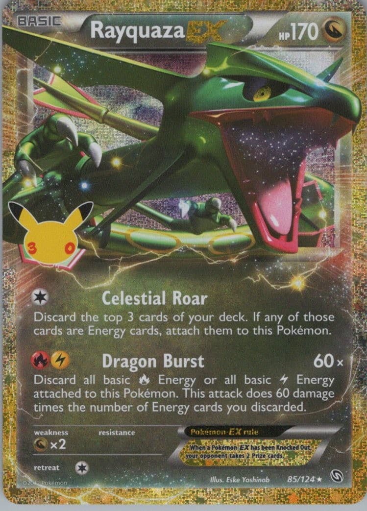 Rayquaza EX Classic Collection ME: 30th Celebration Classic Collection 85/124 NM