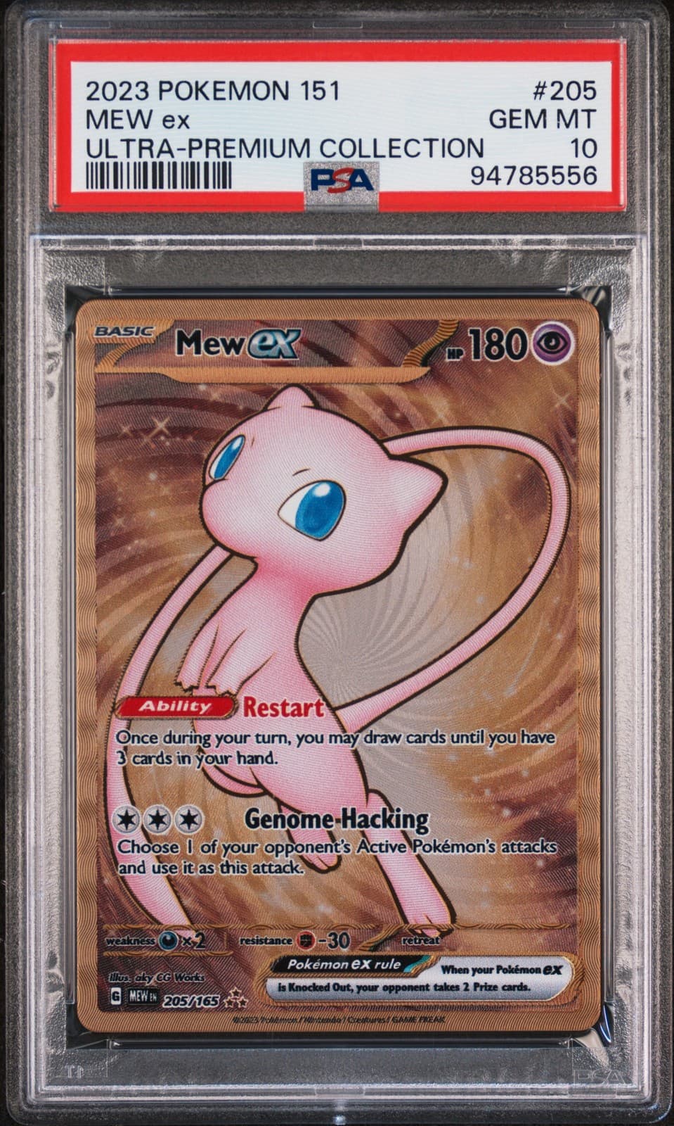 2023 POKEMON 151 ULTRA-PREMIUM COLLECTION #205 MEW EX PSA 10
