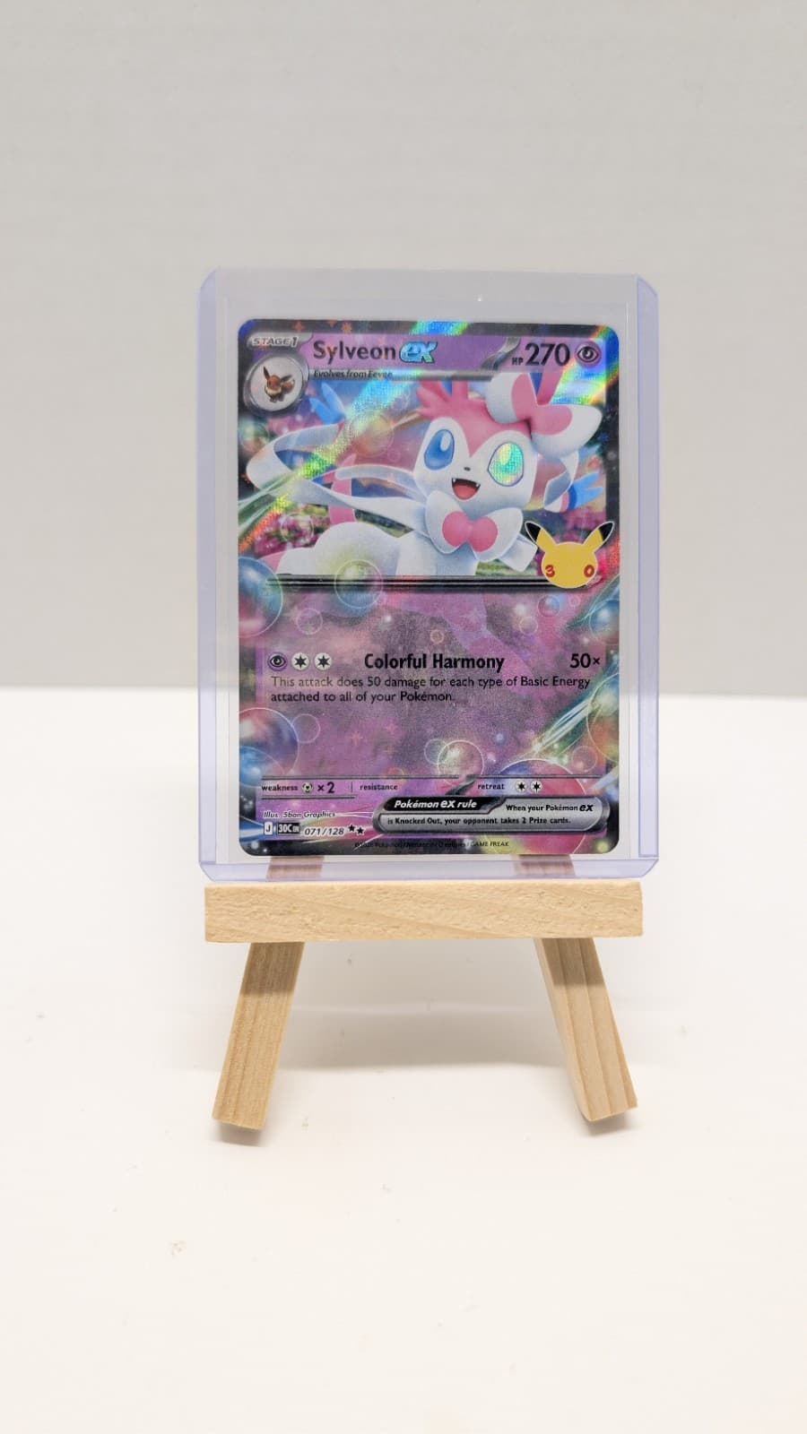 Pokémon TCG, Sylveon Ex 071/128 - 30th Celebration