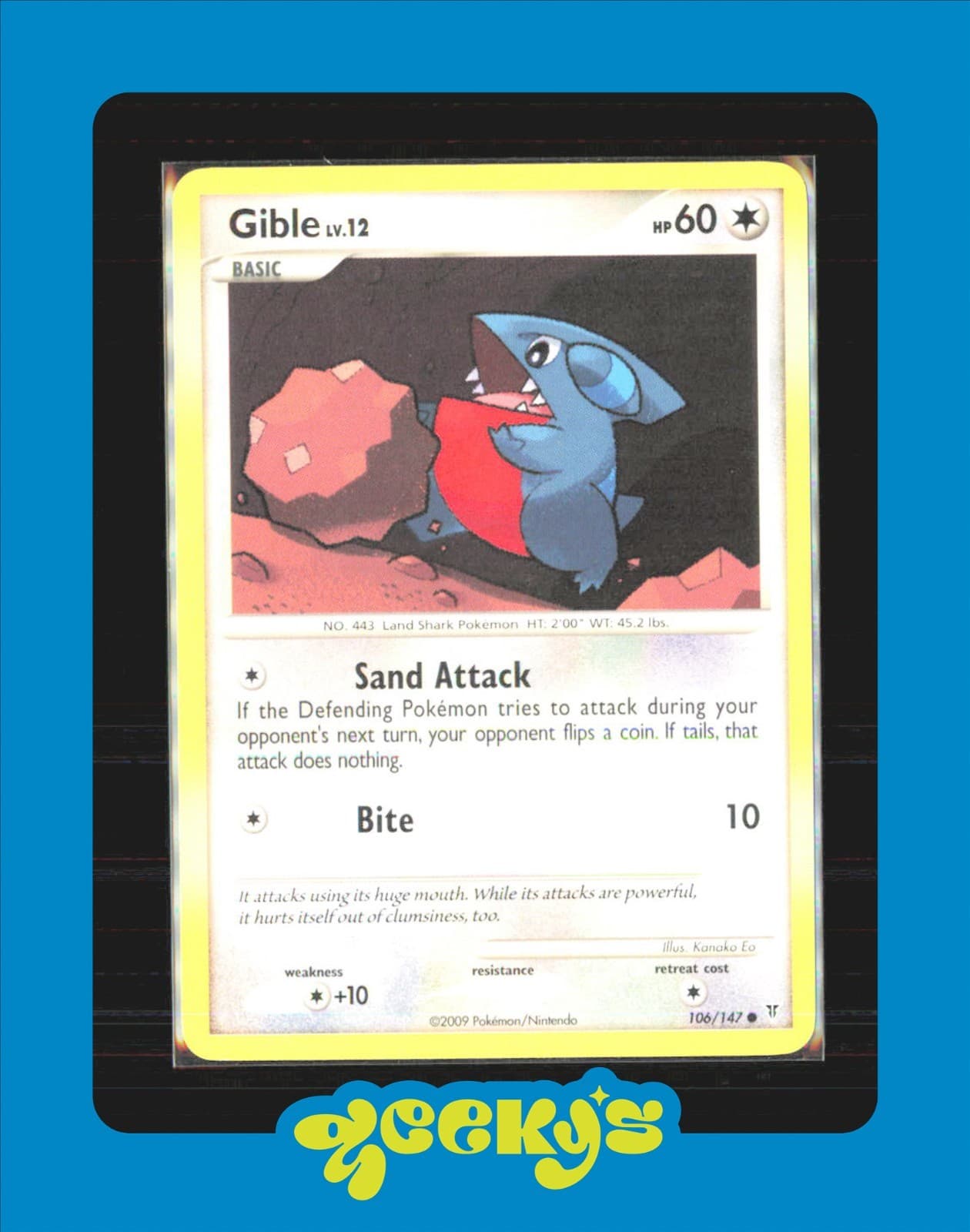Gible 106/147 Common Supreme Victors Pokemon $2MIN ORDER