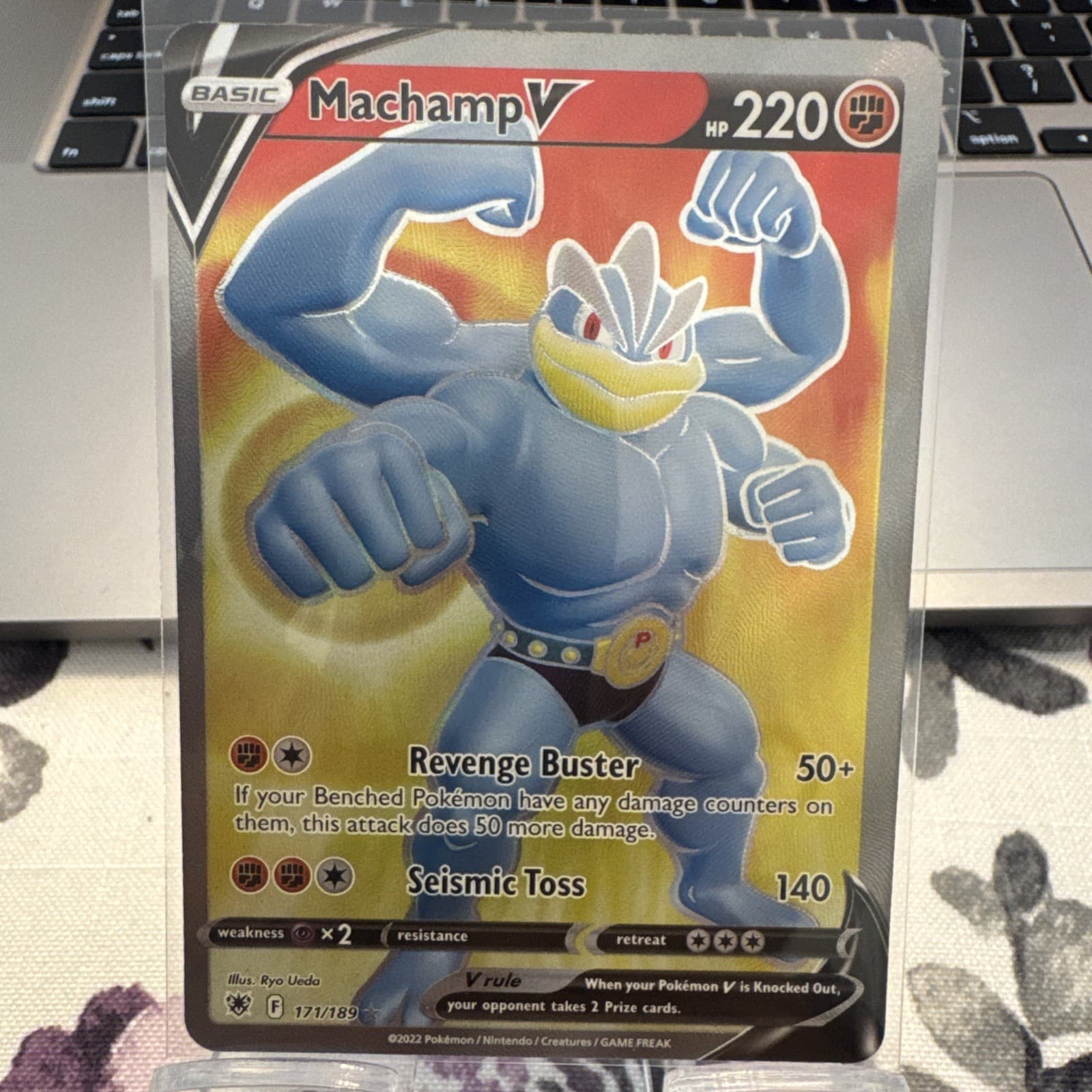 Machamp V 171/189 Full Art Holo Pokemon TCG Astral Radiance NM
