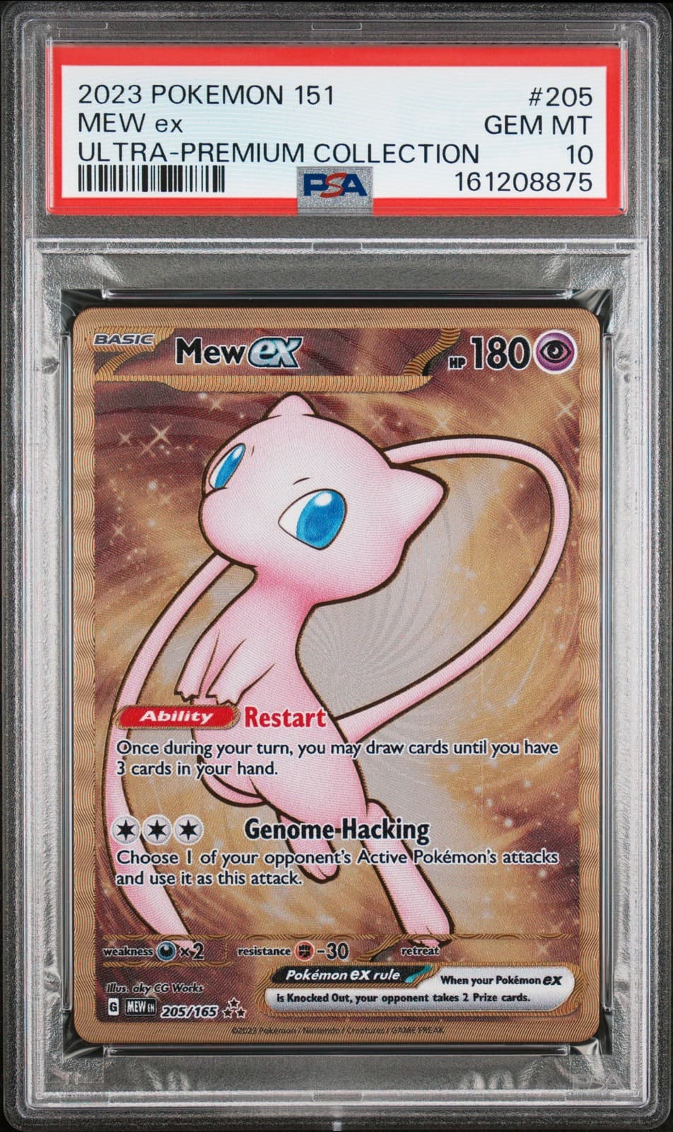 2023 POKEMON 151 ULTRA-PREMIUM COLLECTION #205 MEW EX PSA 10