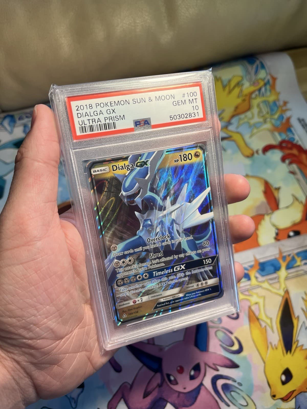 Dialga GX PSA 10 100/156 Sm-Ultra Prism Holo