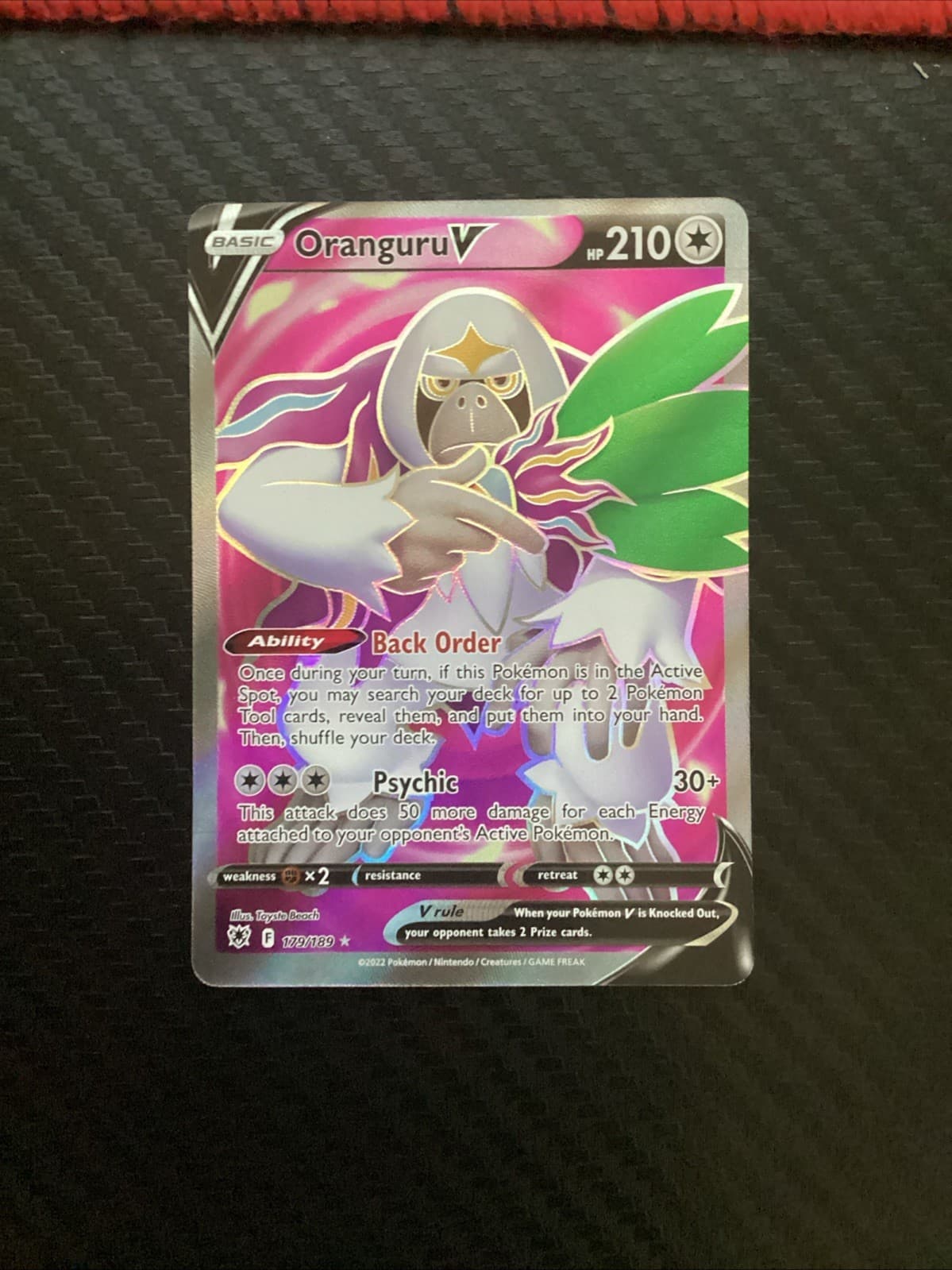Oranguru V 179/189 Astral Radiance Pokemon NM