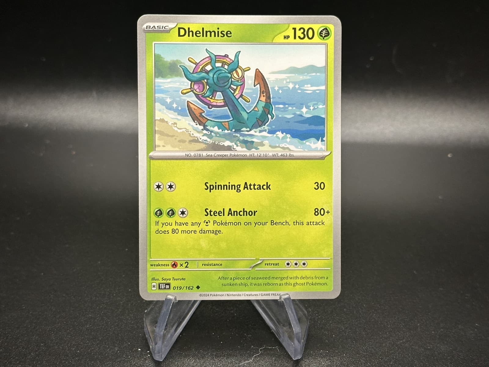 Dhelmise - 19/162 Temporal Forces - Pokémon TCG