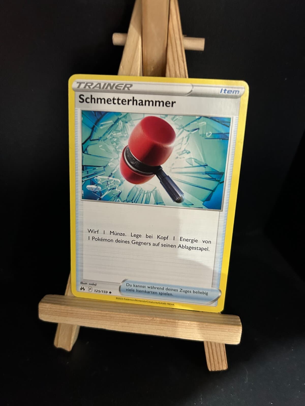 Schmetterhammer 125/159 Pokemon Karte TCG aus Zenit der Könige