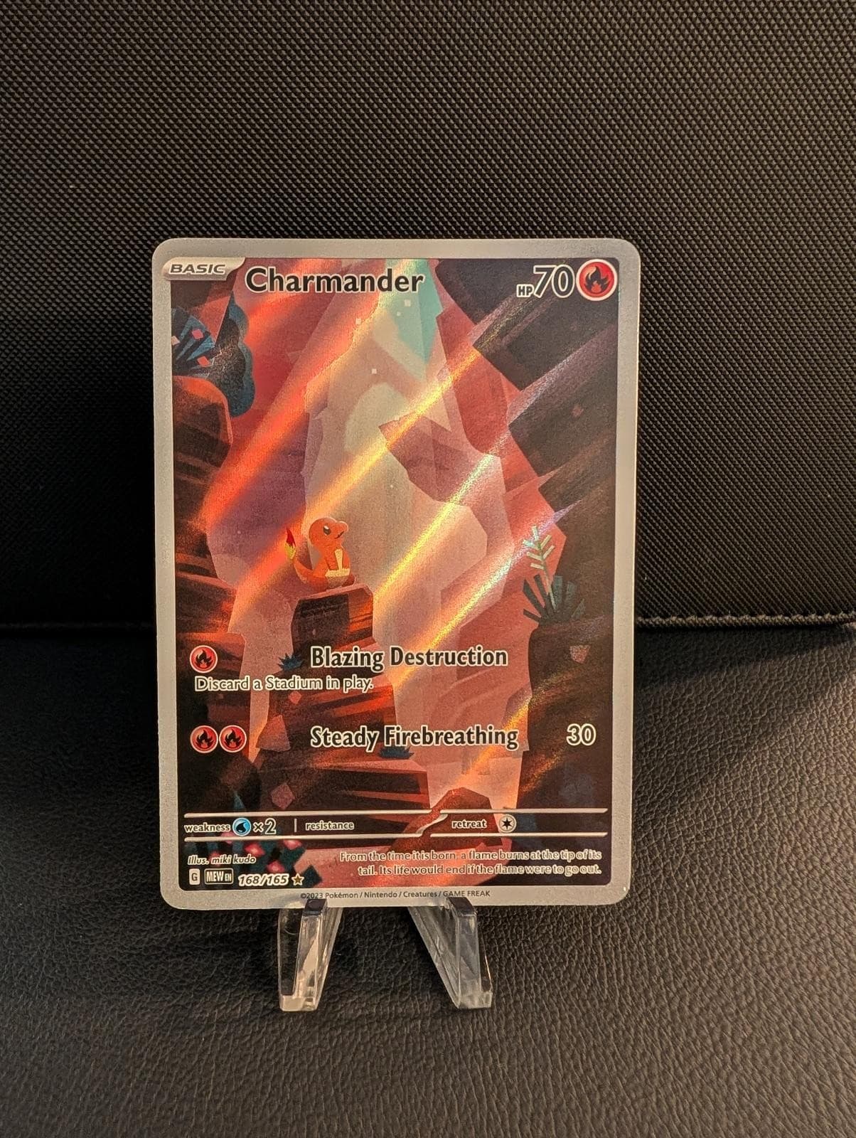 Charmander 168/165 IR 151 Holo NM