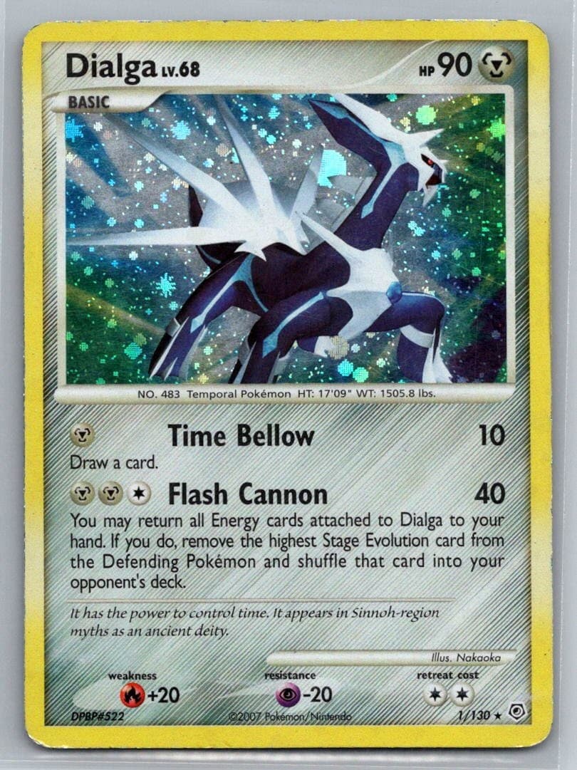 Dialga 1/130 MP Holo Diamond & Pearl Pokemon