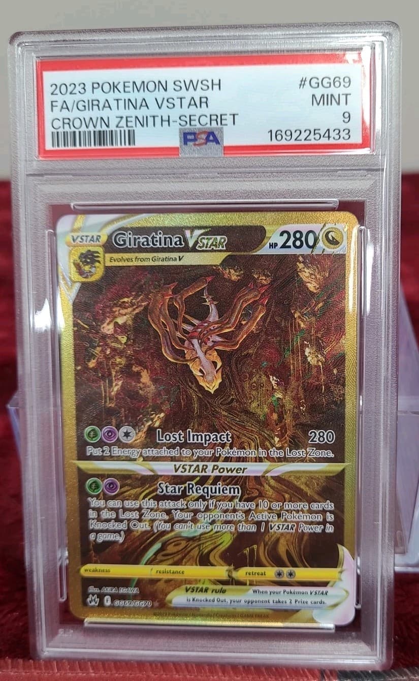 Pokemon Giratina VSTAR GG69/GG70 Crown Zenith Galarian Gallery PSA 9 2023