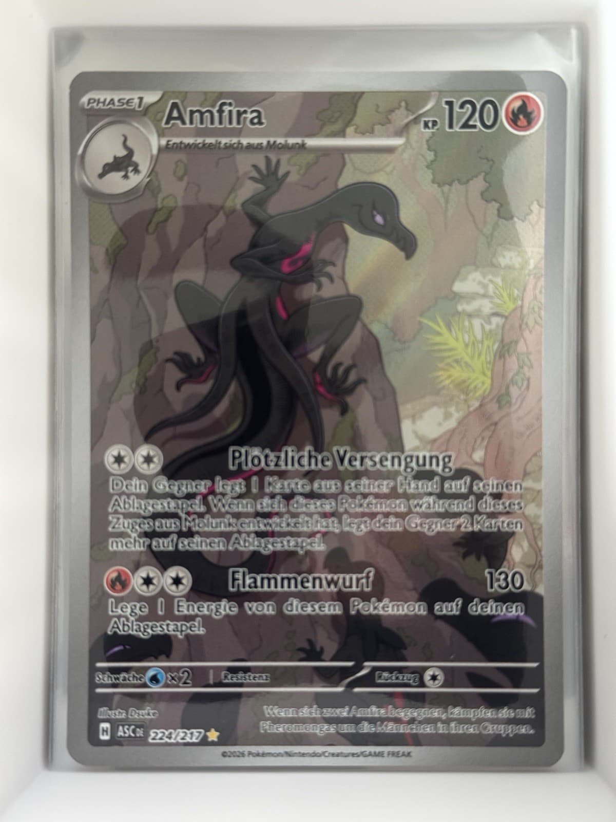 Pokemon Amfira 224/217 Erhabene Helden Deutsch NM