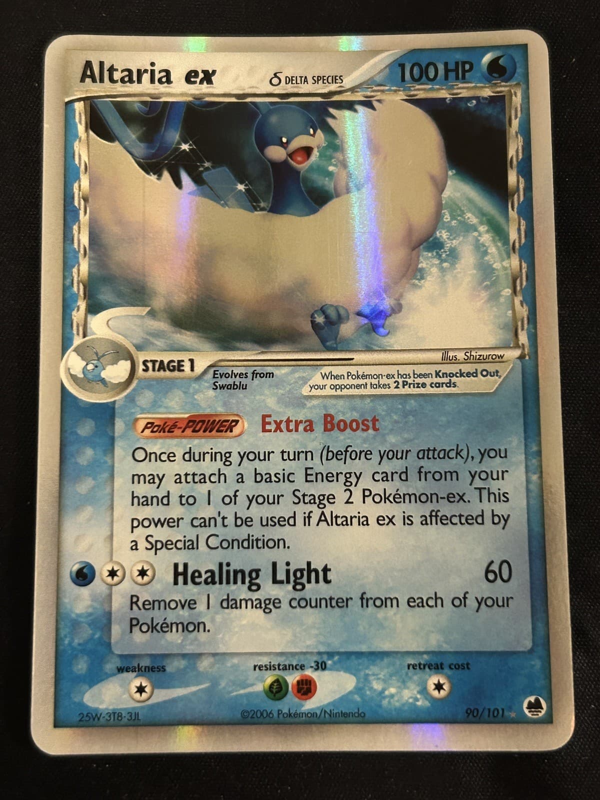 Altaria ex 90/101 EX Dragon Frontiers Holo Ultra Rare Pokemon Card
