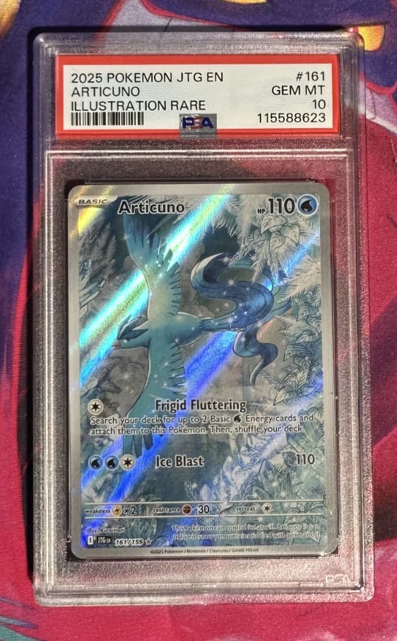 Articuno 161/159 Journey Together English PSA Graded 10 Pokemon
