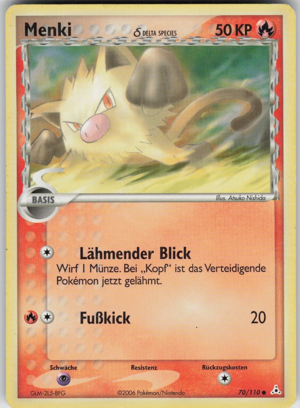 Menki δ - Holon Phantoms - 70/110 - Pokemon Karte - Deutsch
