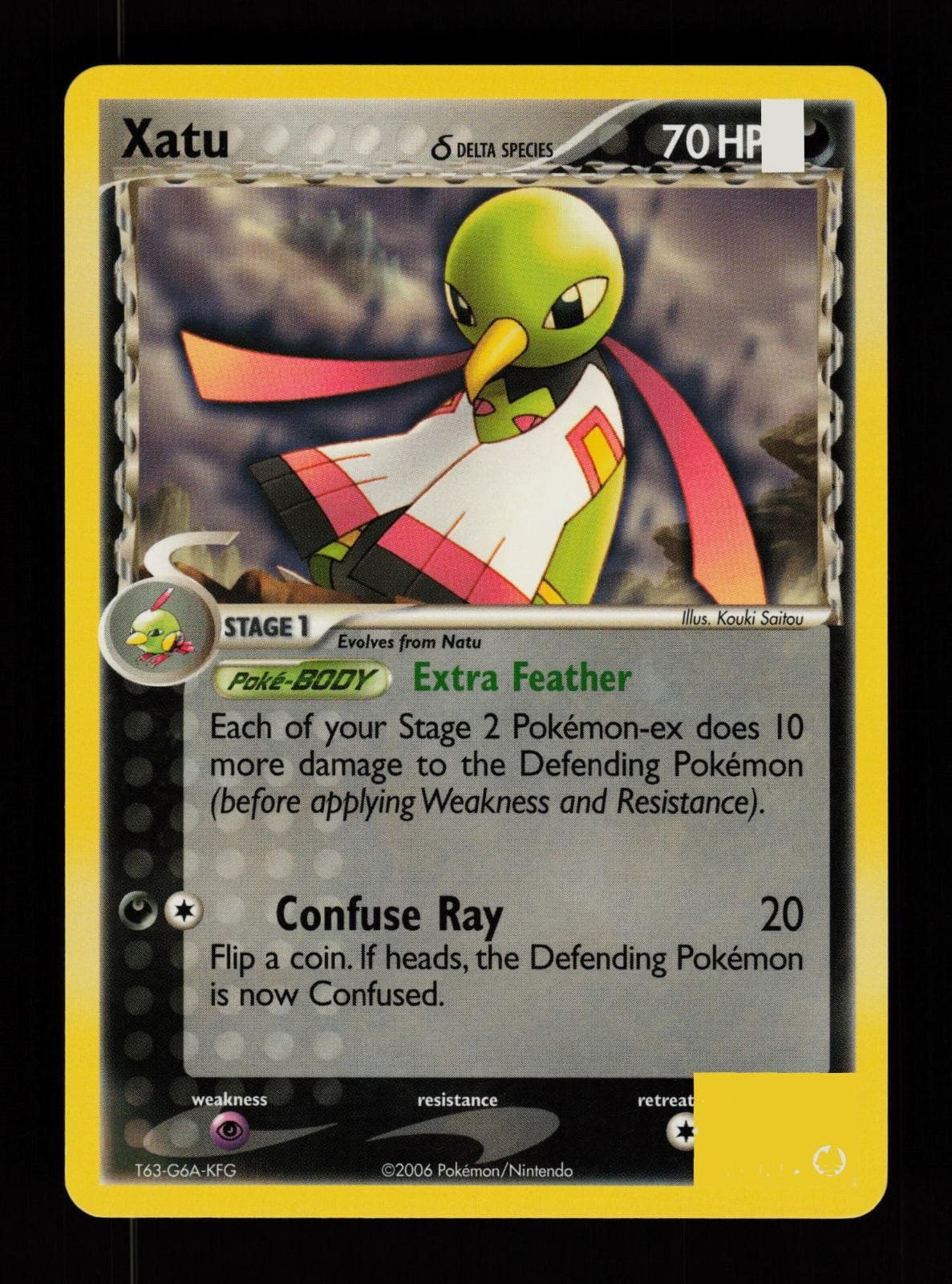 Xatu 25/101 Rare Dragon Frontiers Pokemon Cards