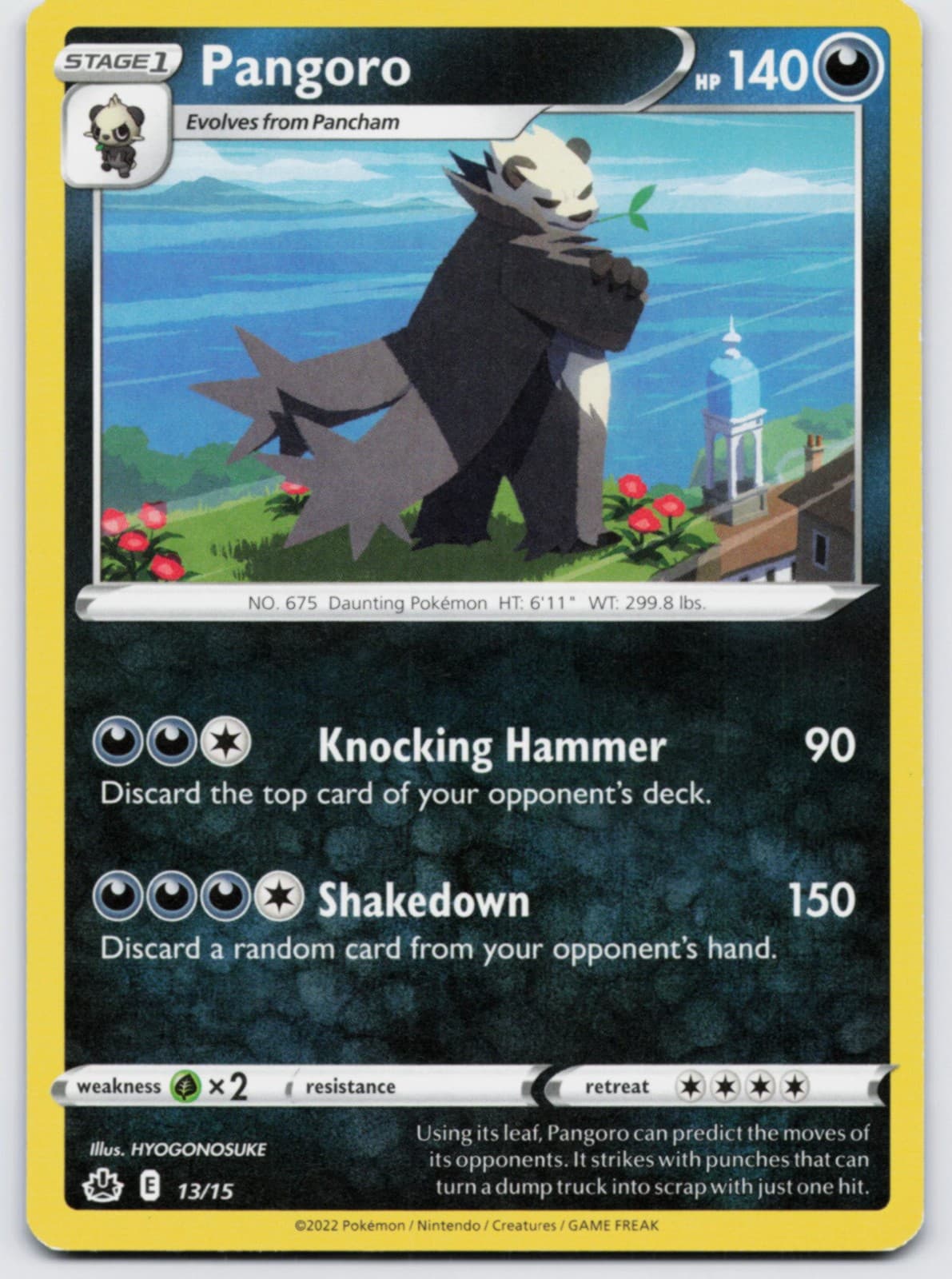 Pangoro 013/015 McDonald's Promos 2022 Pokemon LP