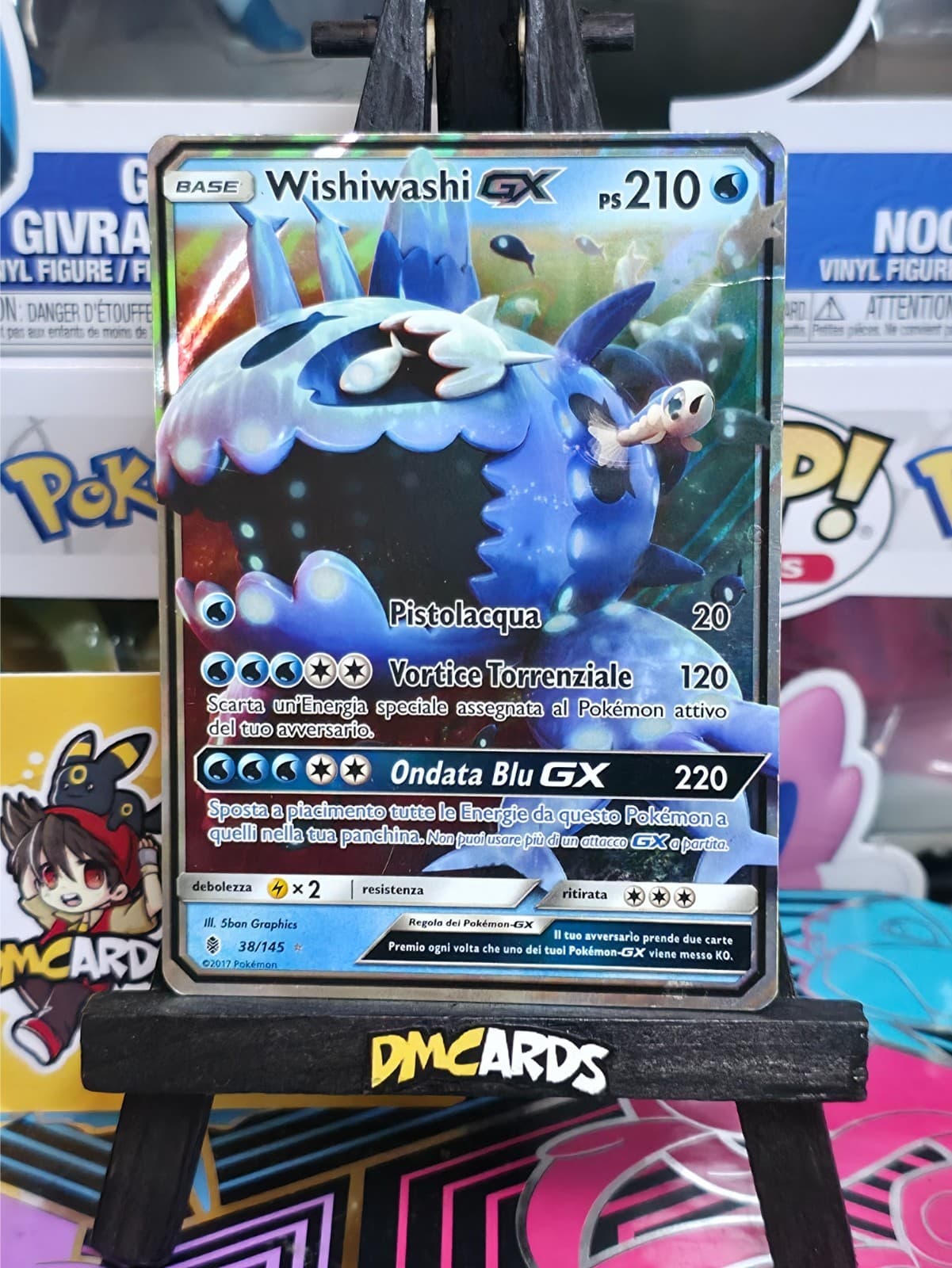 Pokemon Wishiwashi Gx 38/145 | Guardiani Nascenti GRI Italiano | Played