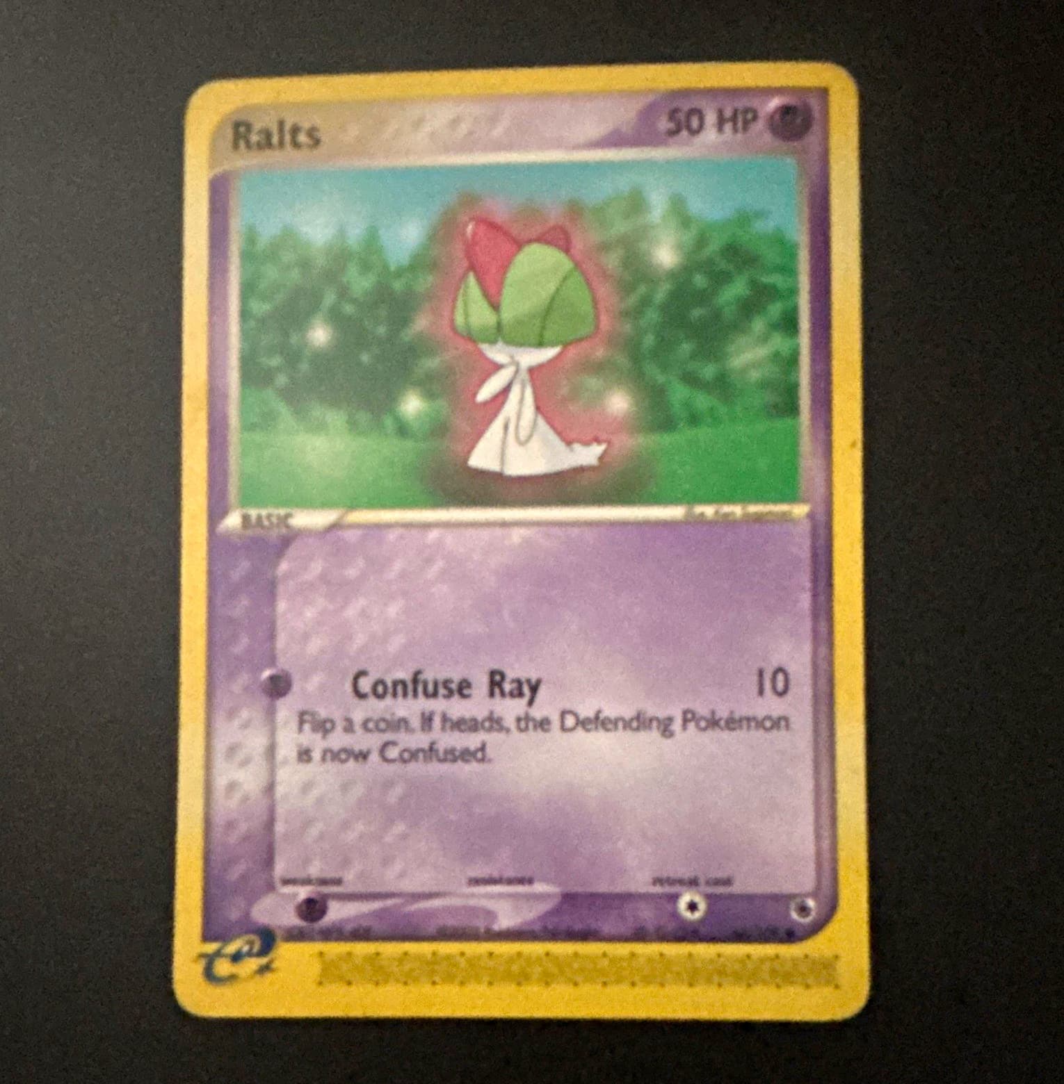 Ralts EX Ruby & Sapphire 66/109 Regular Common Basic 50 HP English Confuse Ray