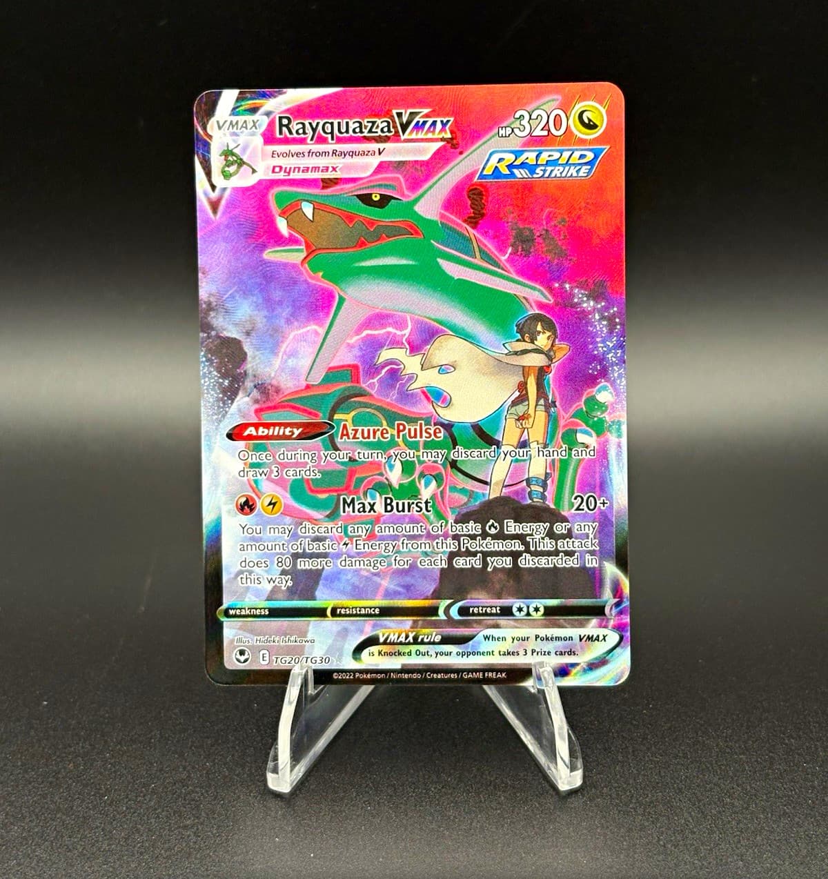 Rayquaza VMAX Trainer Gallery TG20/TG30 Silver Tempest TG EN NM