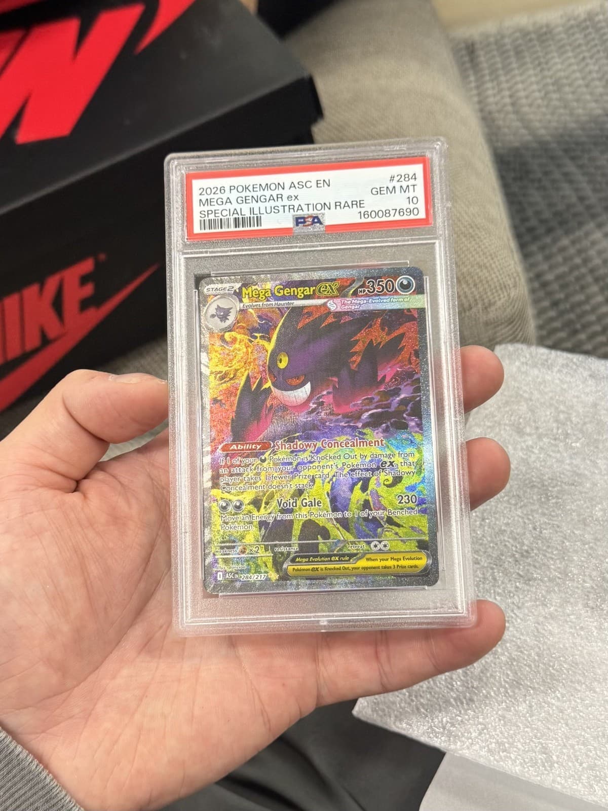 PSA 10 Mega Gengar ex 284/217 Me: Ascended Heroes Holo