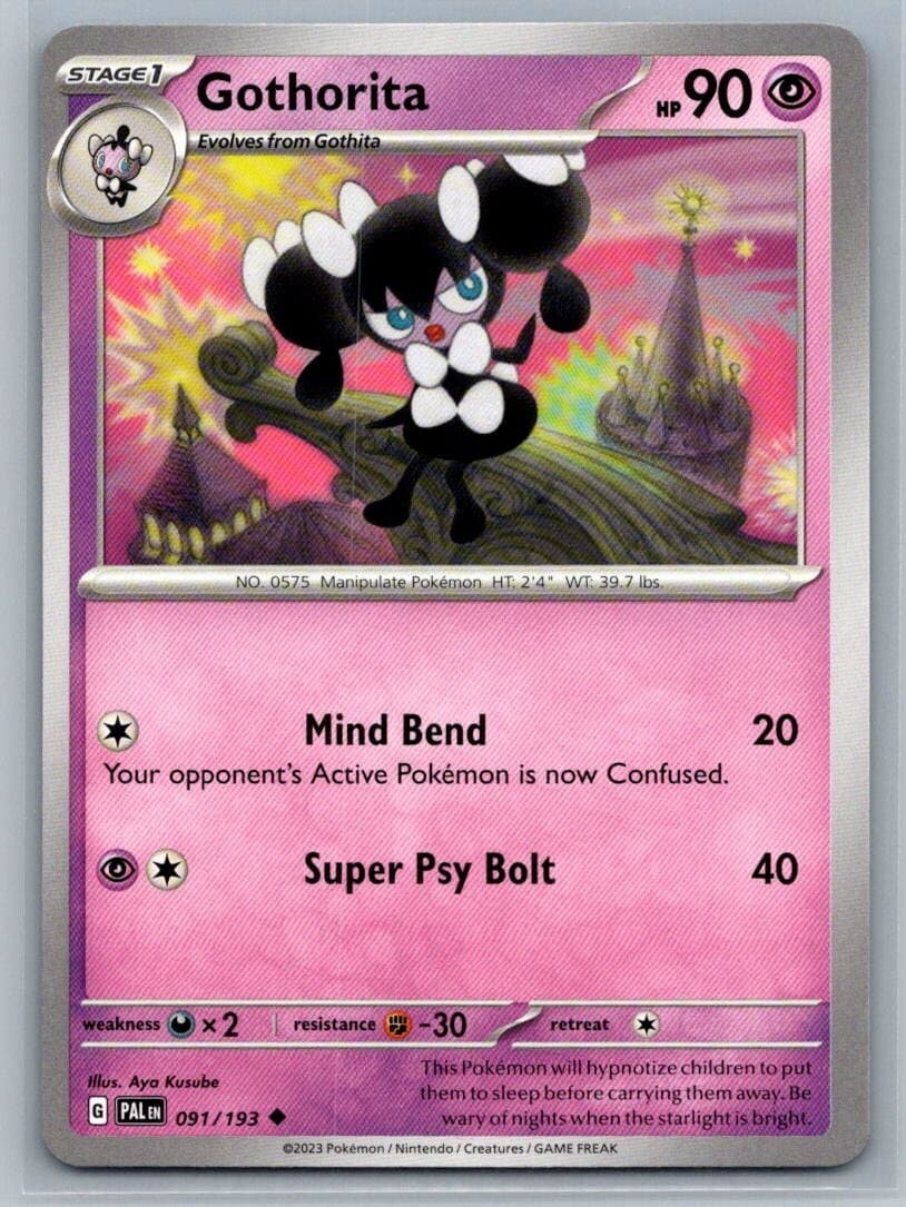Gothorita 91/193 Paldea Evolved Uncommon Pokémon TCG 2023