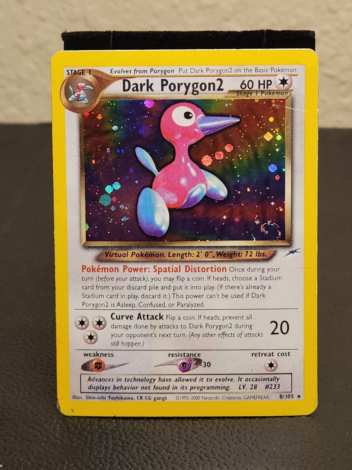 Pokemon TCG Dark Porygon2 Holo Rare Neo Destiny 008/105 Tcg Vtg Play Game Trade