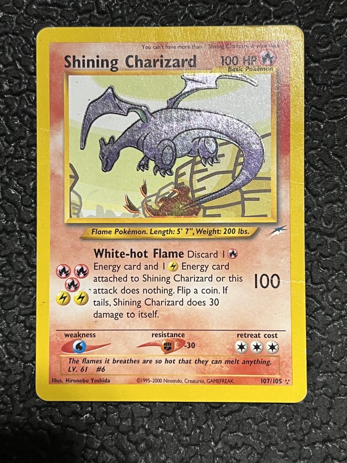 Shining Charizard 107/105 Neo Destiny Holo: Ungraded