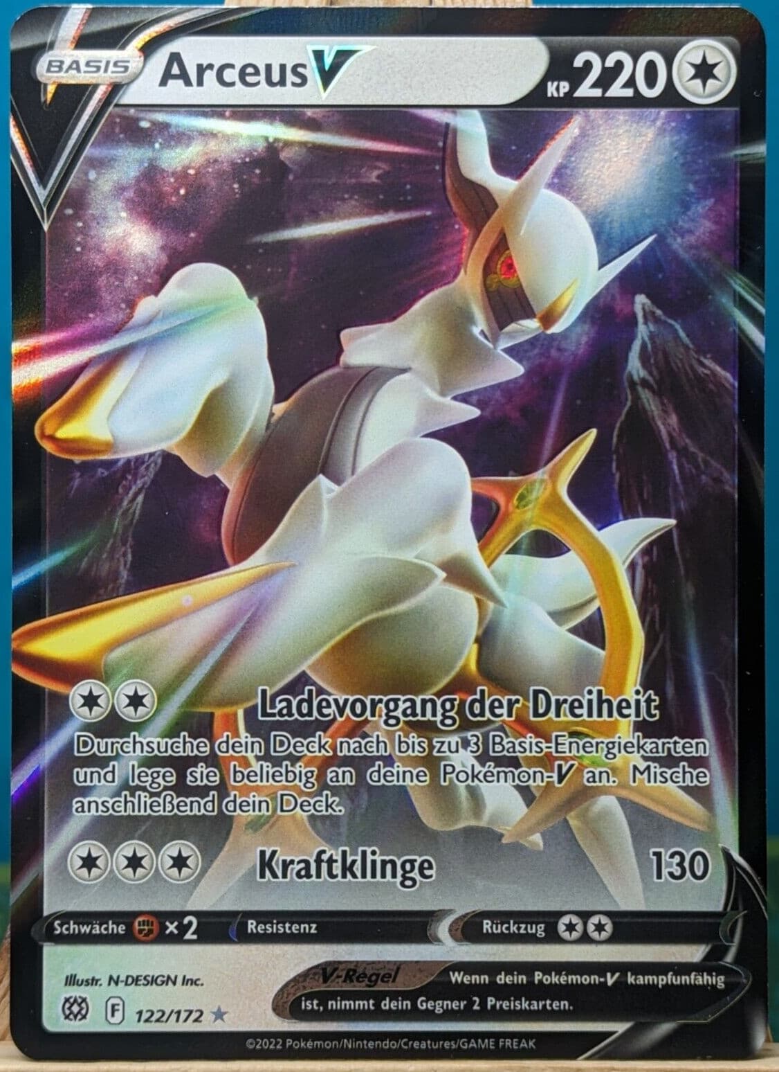 POKEMON - Strahlende Sterne - Arceus V - 122/172 - deutsch