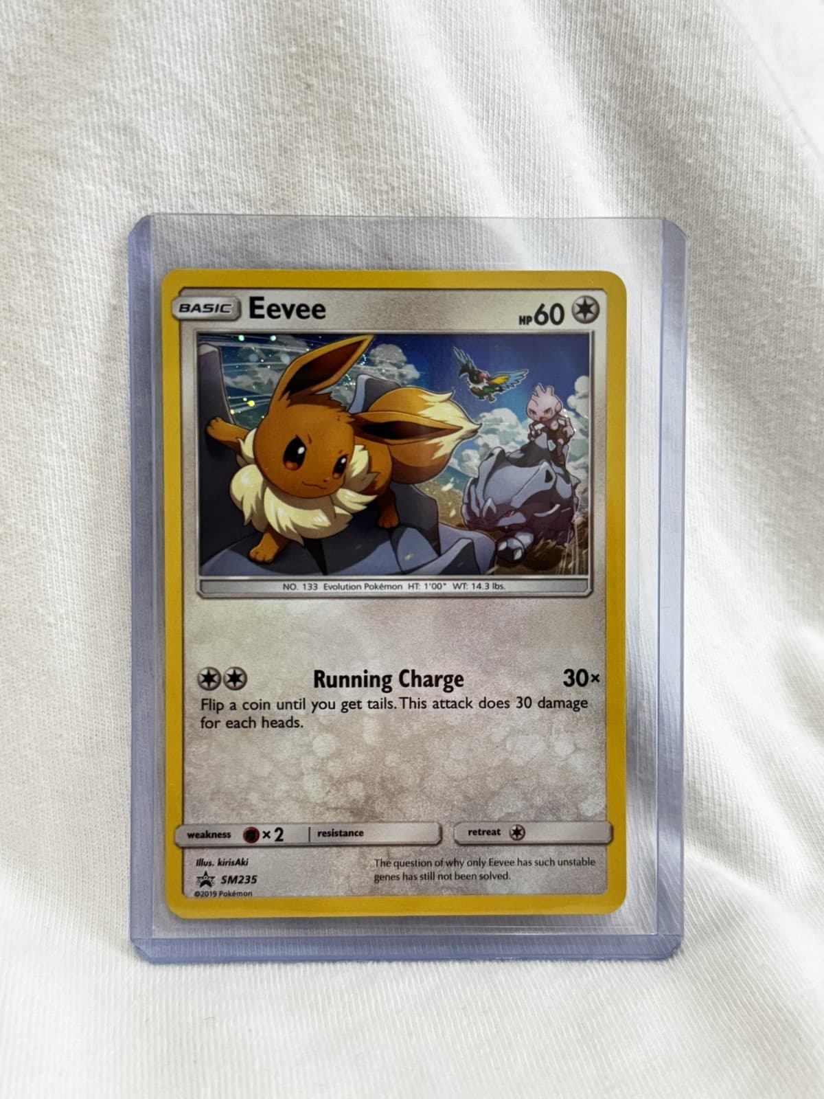 Eevee - Black Star Promo - SM235 - 2019 - Holo - NM/LP - Pokemon