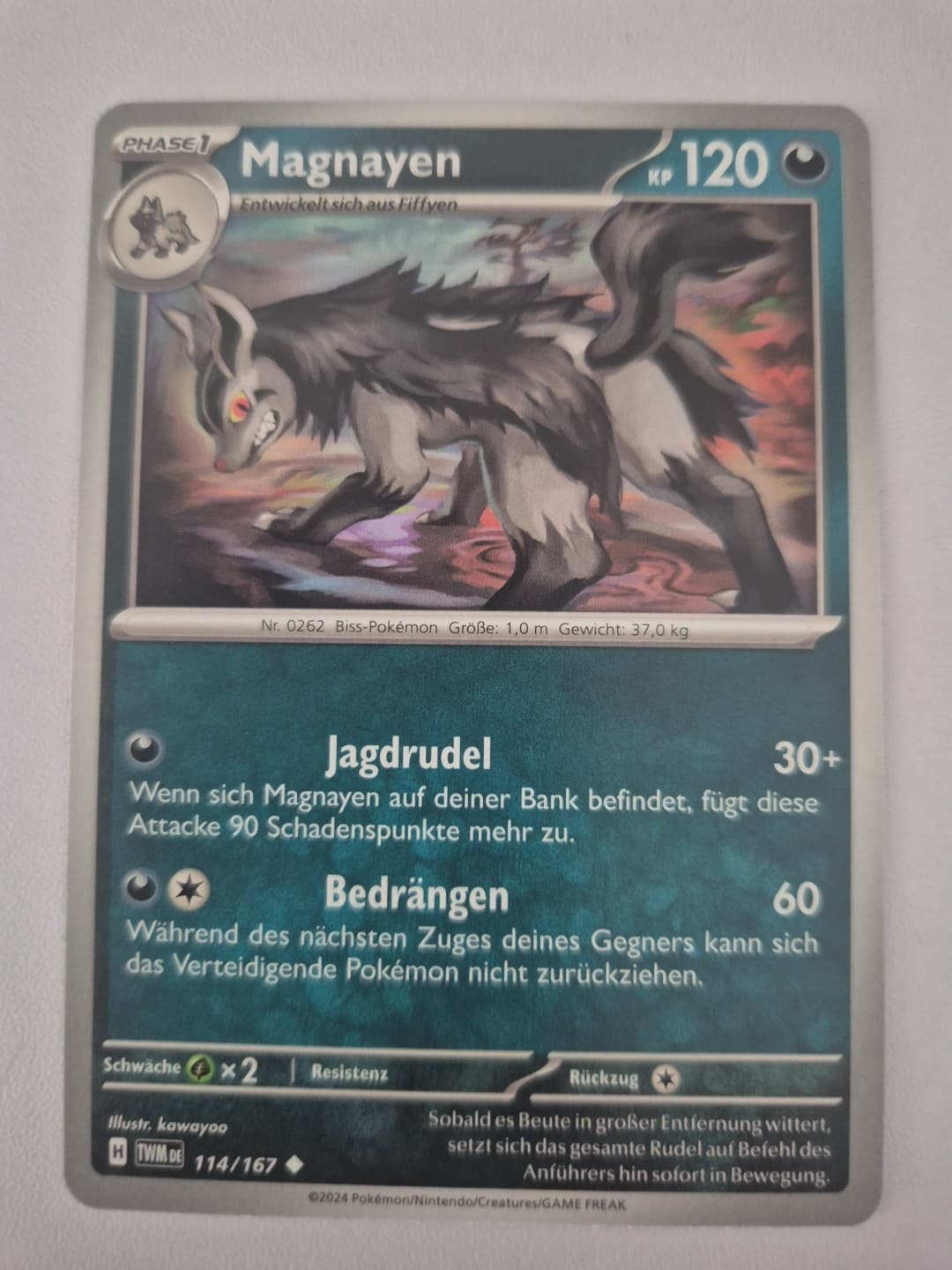 Pokemon Karte: Magnayen 114/167 Maskerade im Zwielicht TWM Deutsch NM