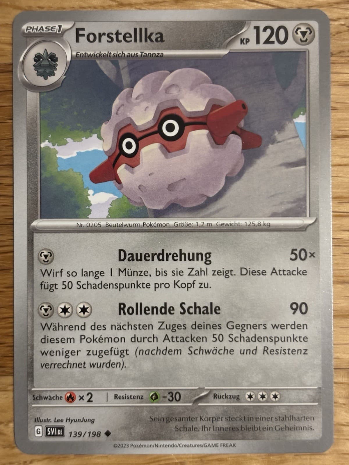 Pokémon Forstellka 139/198 Uncommon Deutsch Karmesin & Purpur TCG 2023 SVI DE