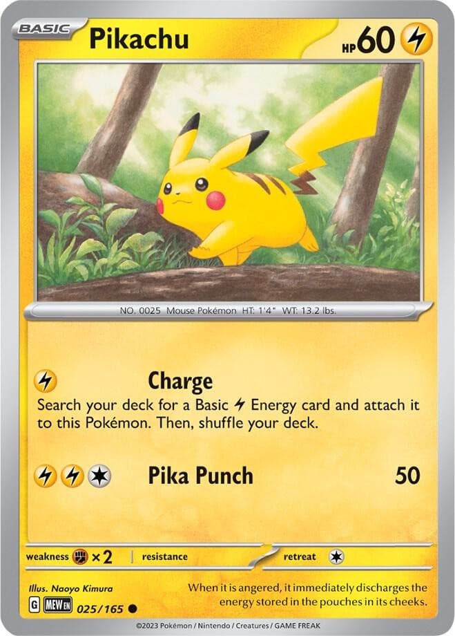 Pikachu Pokemon 151 (25/165)