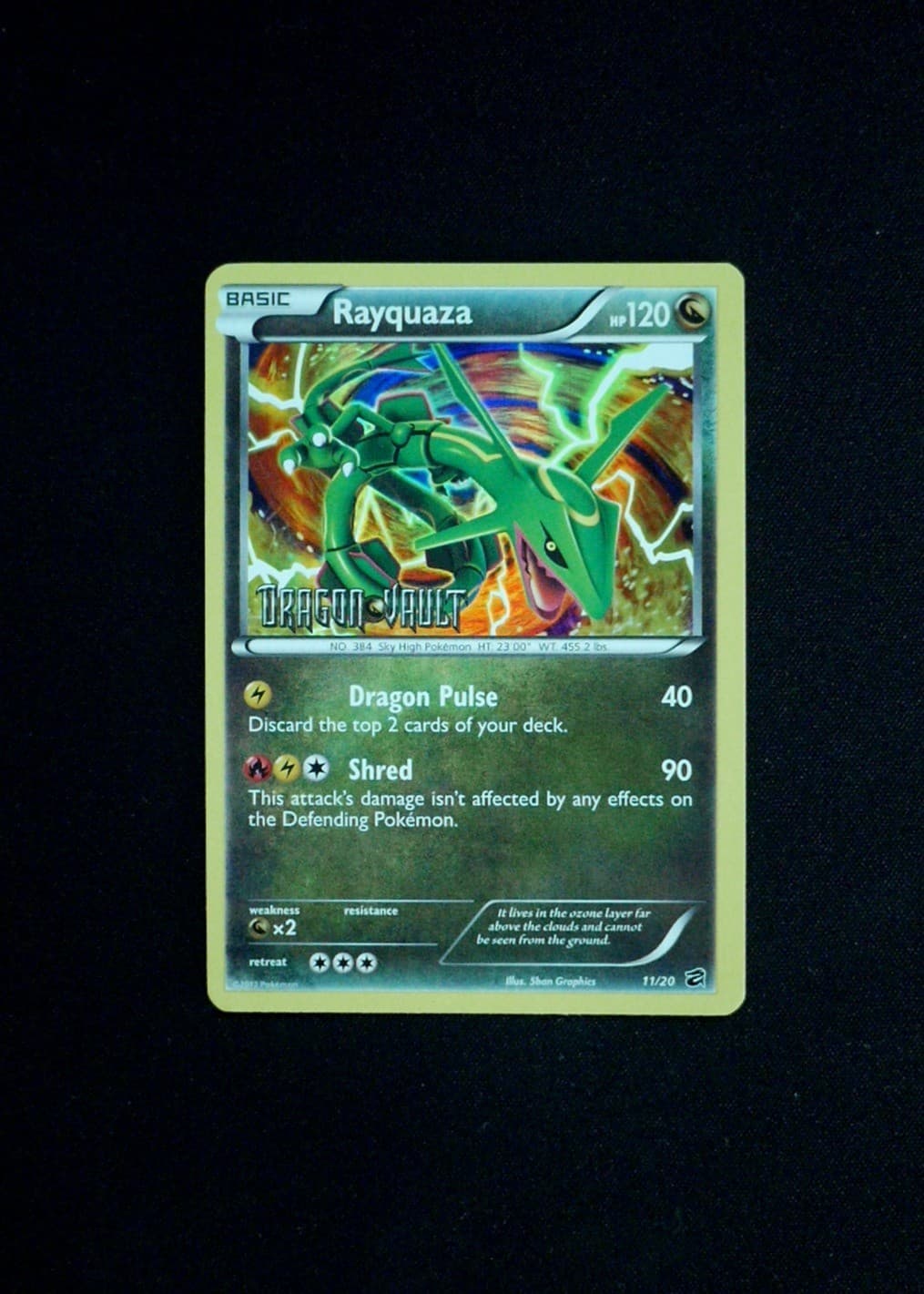 Rayquaza - 11/20 (Dragon Vault) Pokemon Blister Exclusives BLE #011/020 Holo