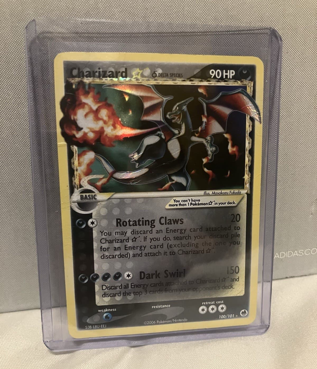 Charizard Star Delta Species Holo Ultra Rare 100/101 EX Dragon Frontiers 2006