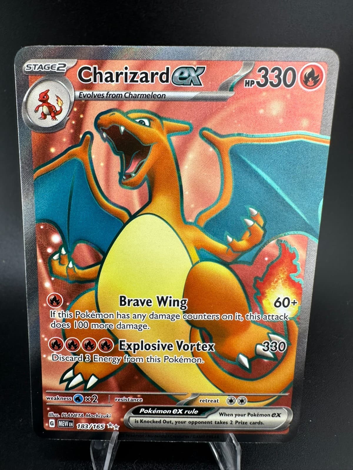 Pokemon Charizard ex #183/165 SV: Scarlet & Violet 151