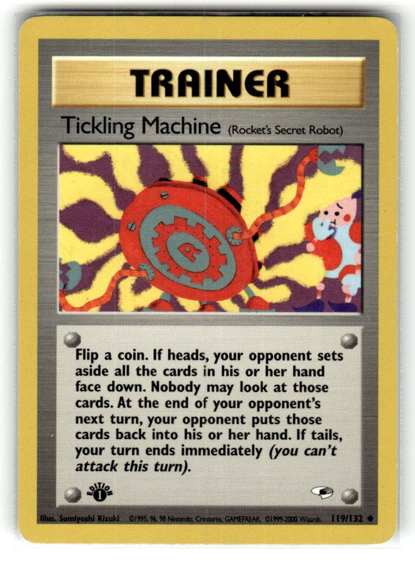 Tickling Machine Unlimited Pokemon Gym Heroes 119/132 NM