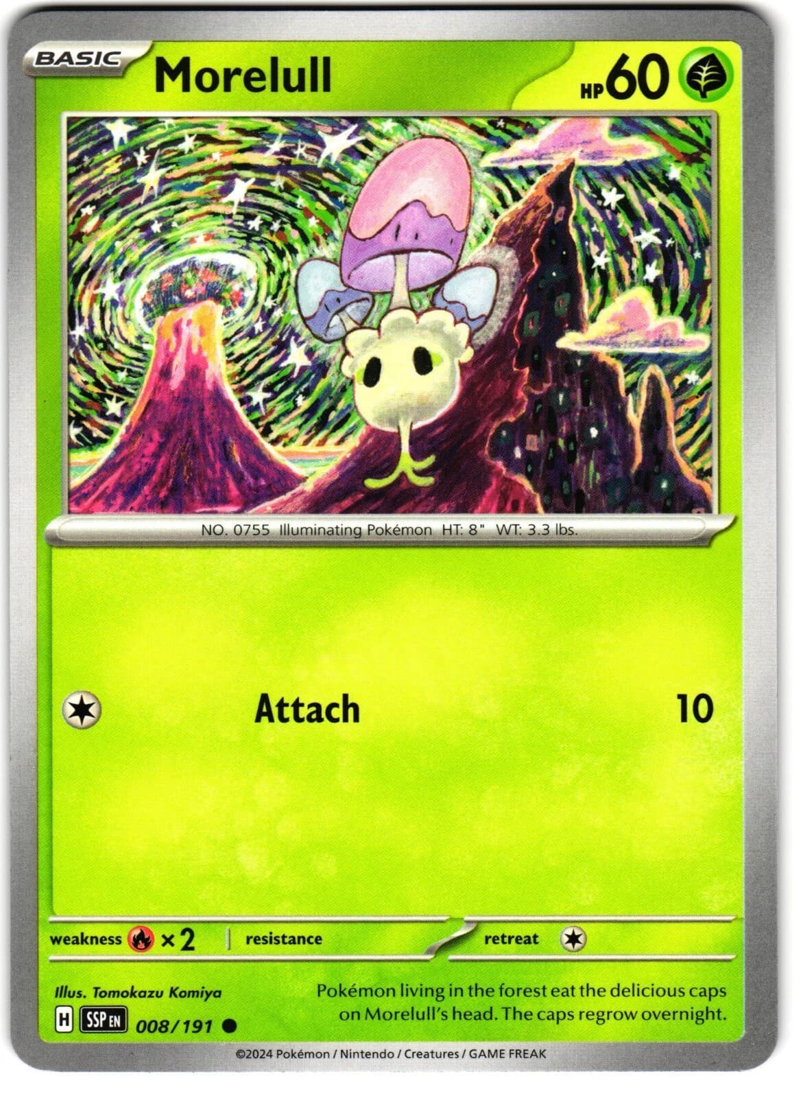 Morelull 8/191 Pokemon SV: Surging Sparks