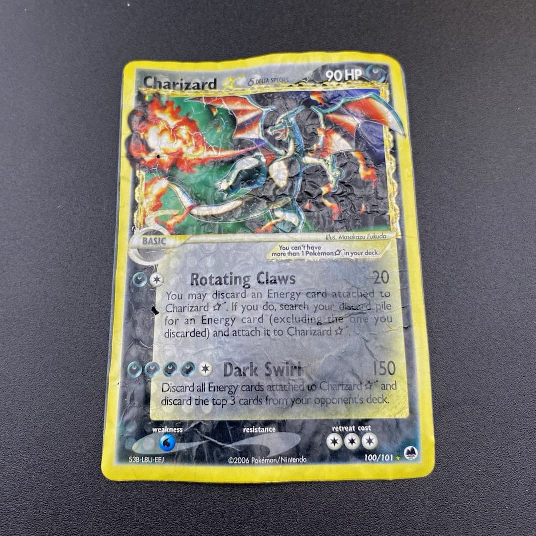 Charizard Star Delta Species Secret Rare Holo 100/101 EX Dragon Frontiers 2006