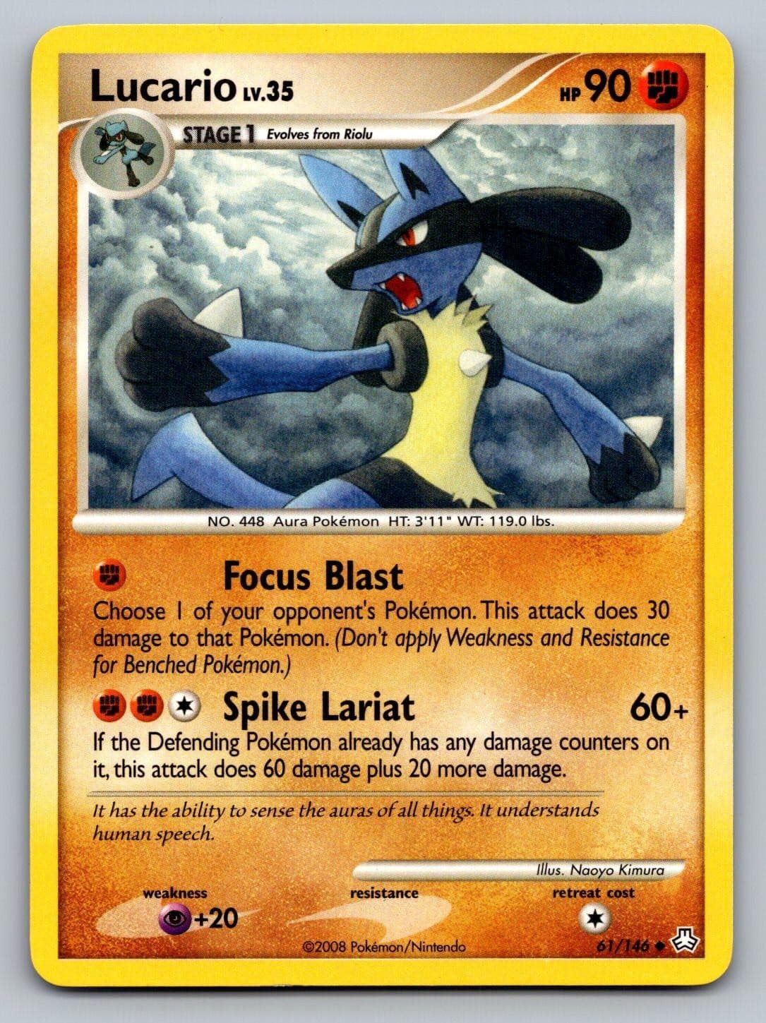 Lucario 61/146 UC Legends Awakened Pokemon LP