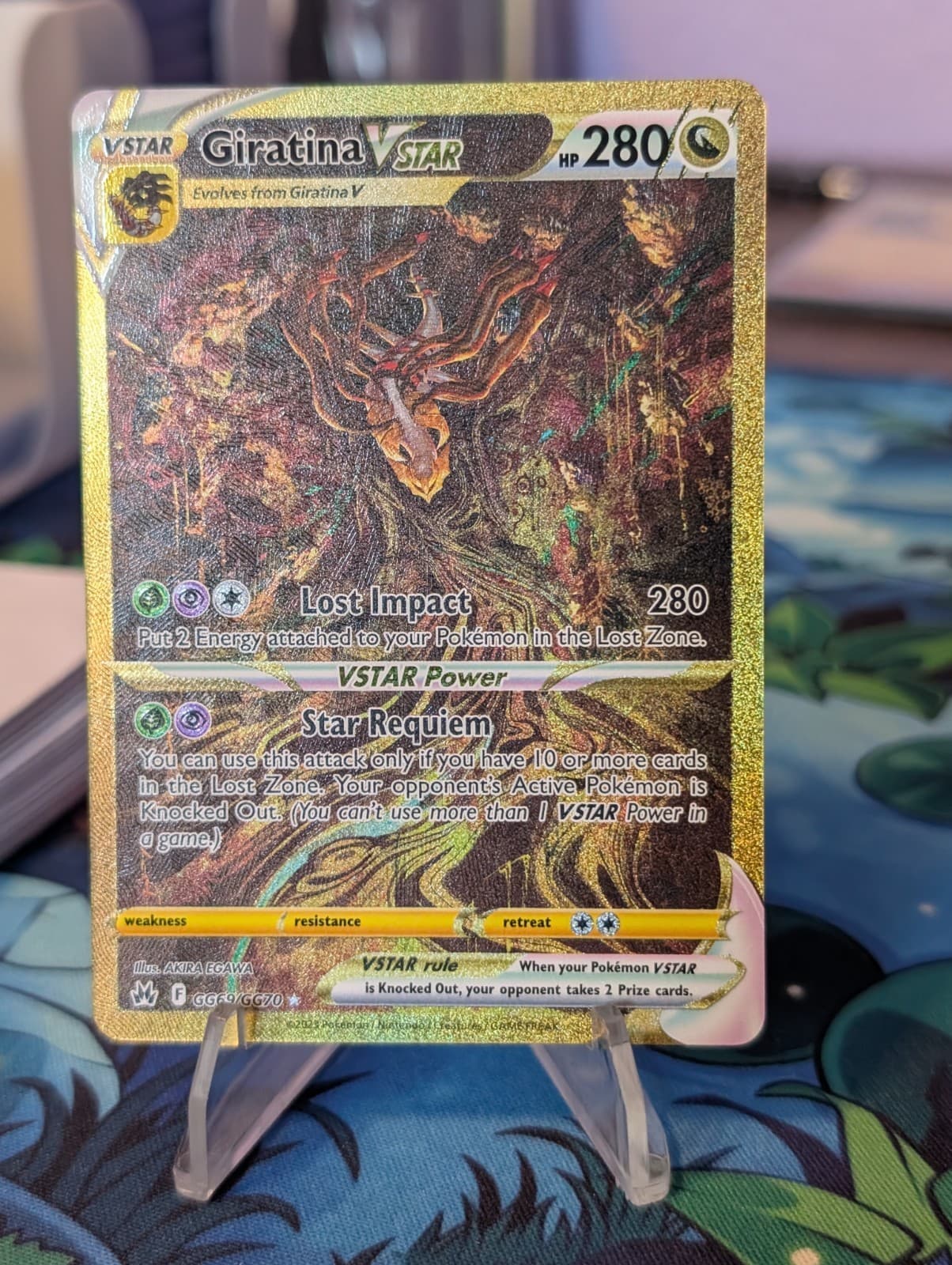 Giratina VSTAR GG69/GG70 Holo Crown Zenith Galarian Gallery