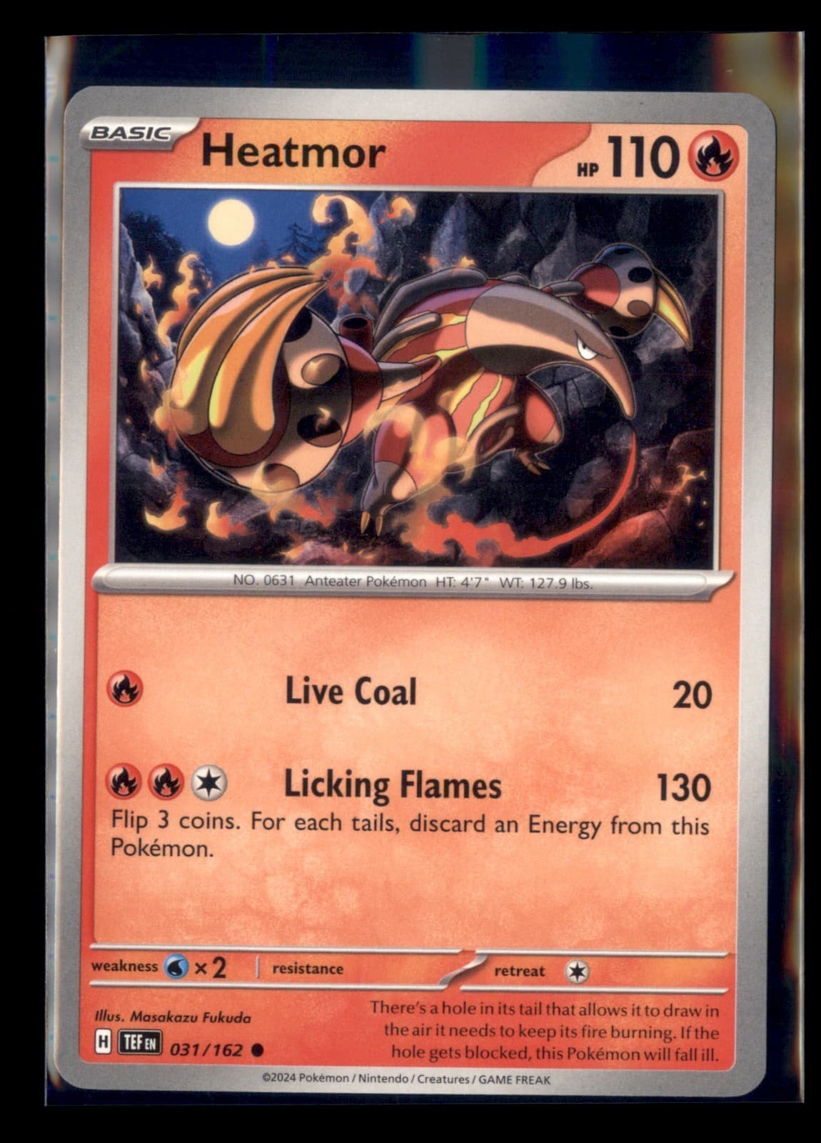 Pokemon Temporal Forces - Heatmor #31