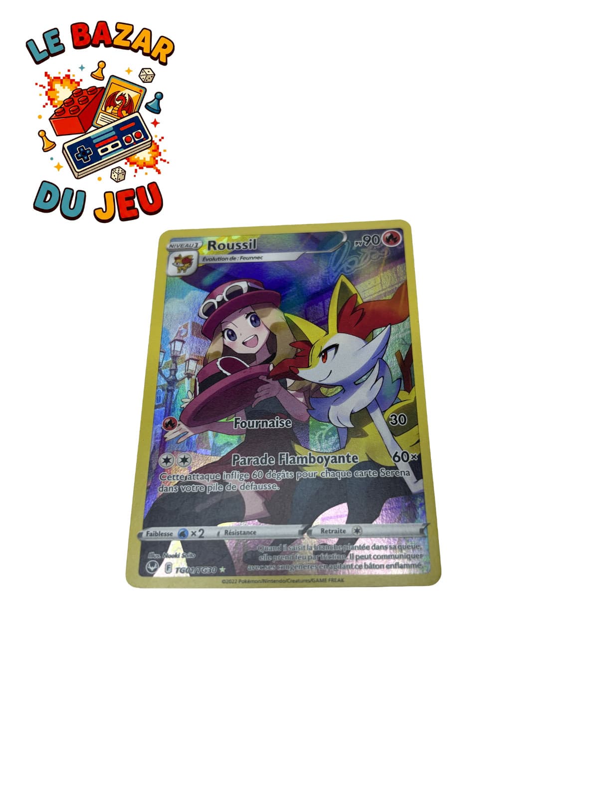 Carte Pokémon Roussil TG01/TG30 Galerie des Dresseurs Tempête Argentée FR .