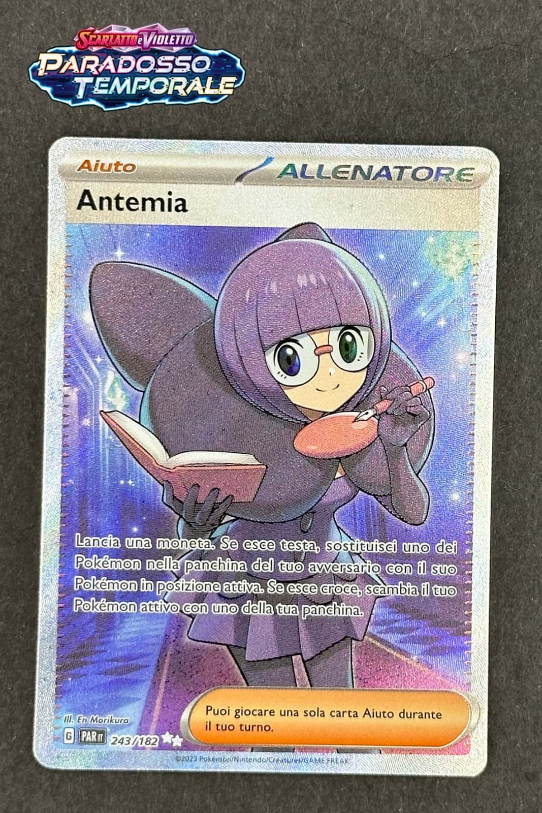Antemia 243/182 Paradosso Temporale ITA Rara Illustrazione Speciale SAR Pokémon
