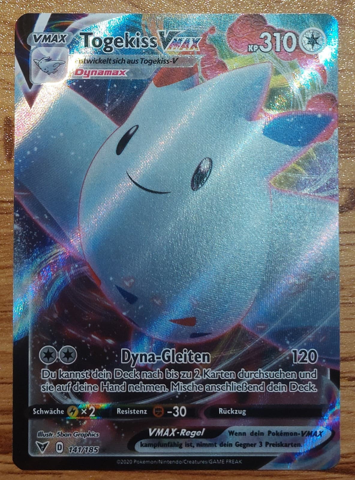Togekiss VMAX 141/185 - Farbenschock Ultra Rare Deutsch NearMint