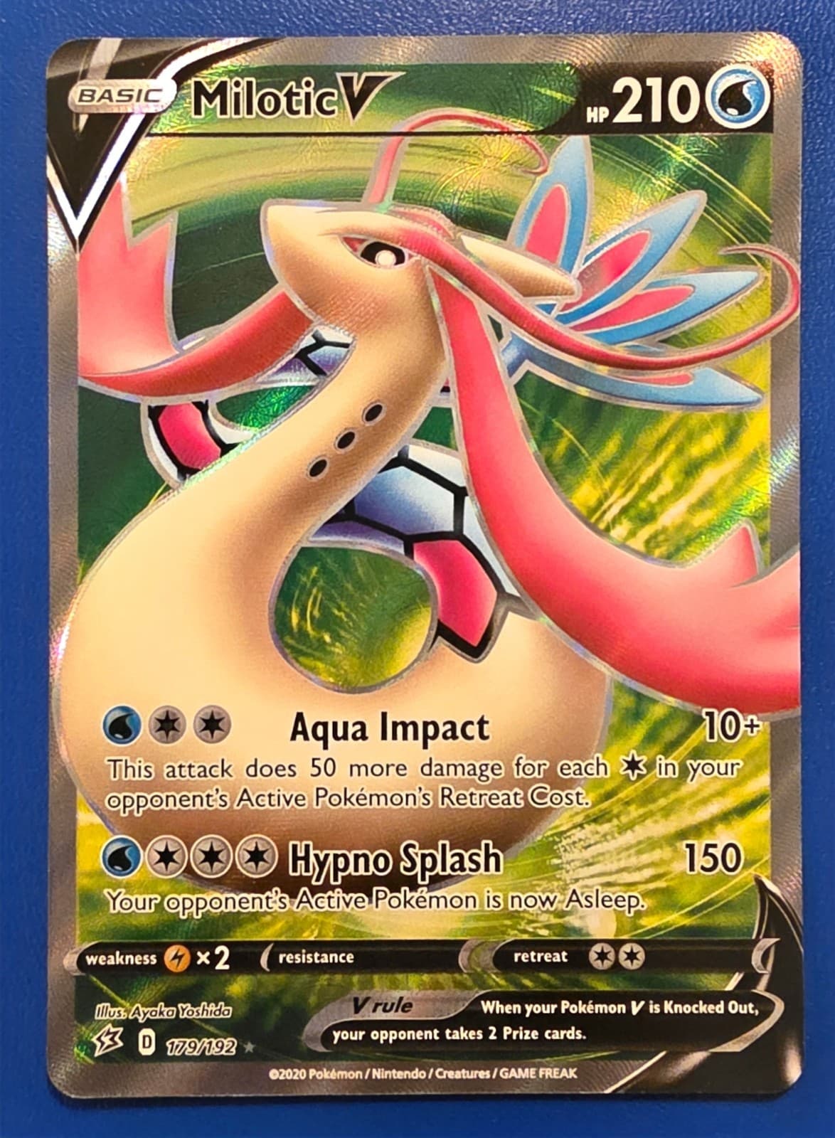 Milotic V 179/192 Rebel Clash NM