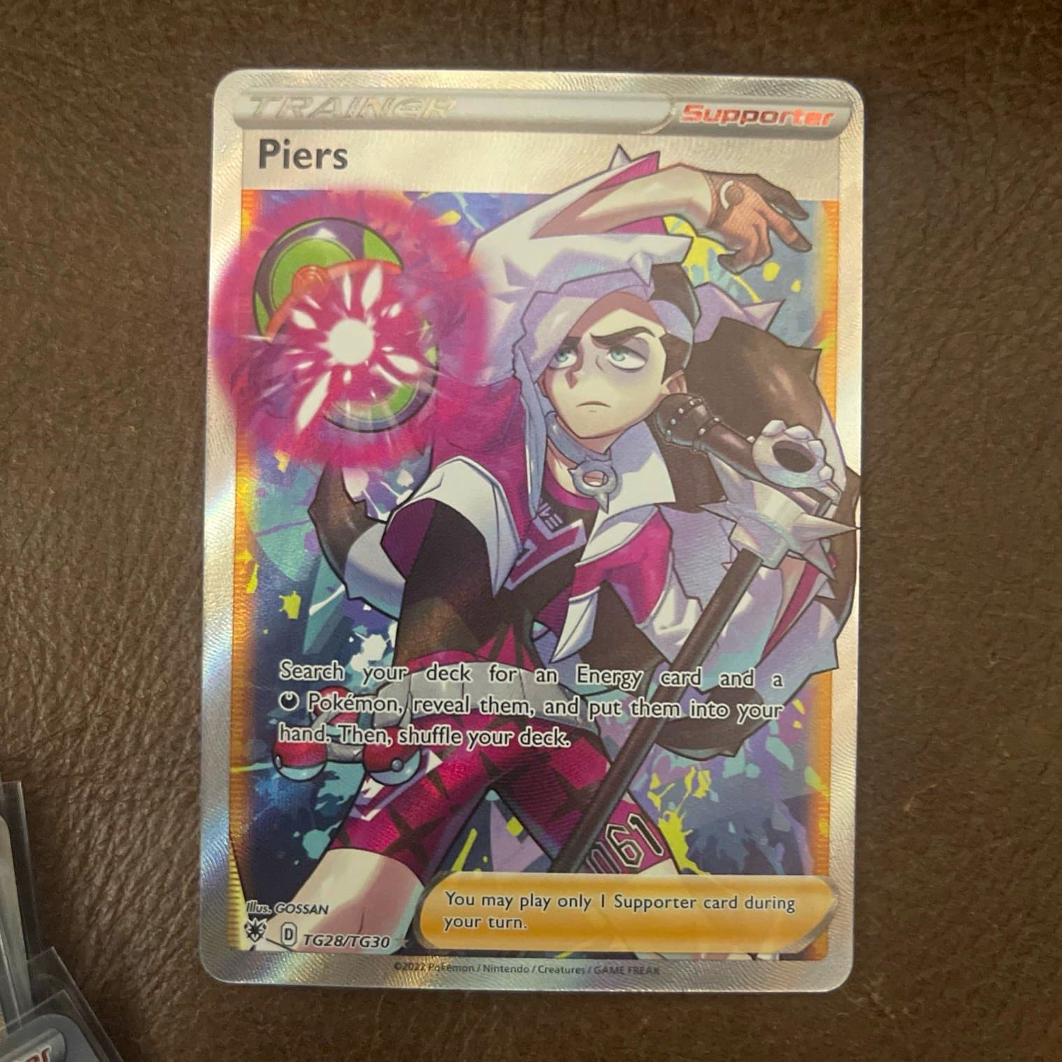 Pokemon TCG Piers TG28/TG30 Astral Radiance Trainer Gallery UR FA Holo