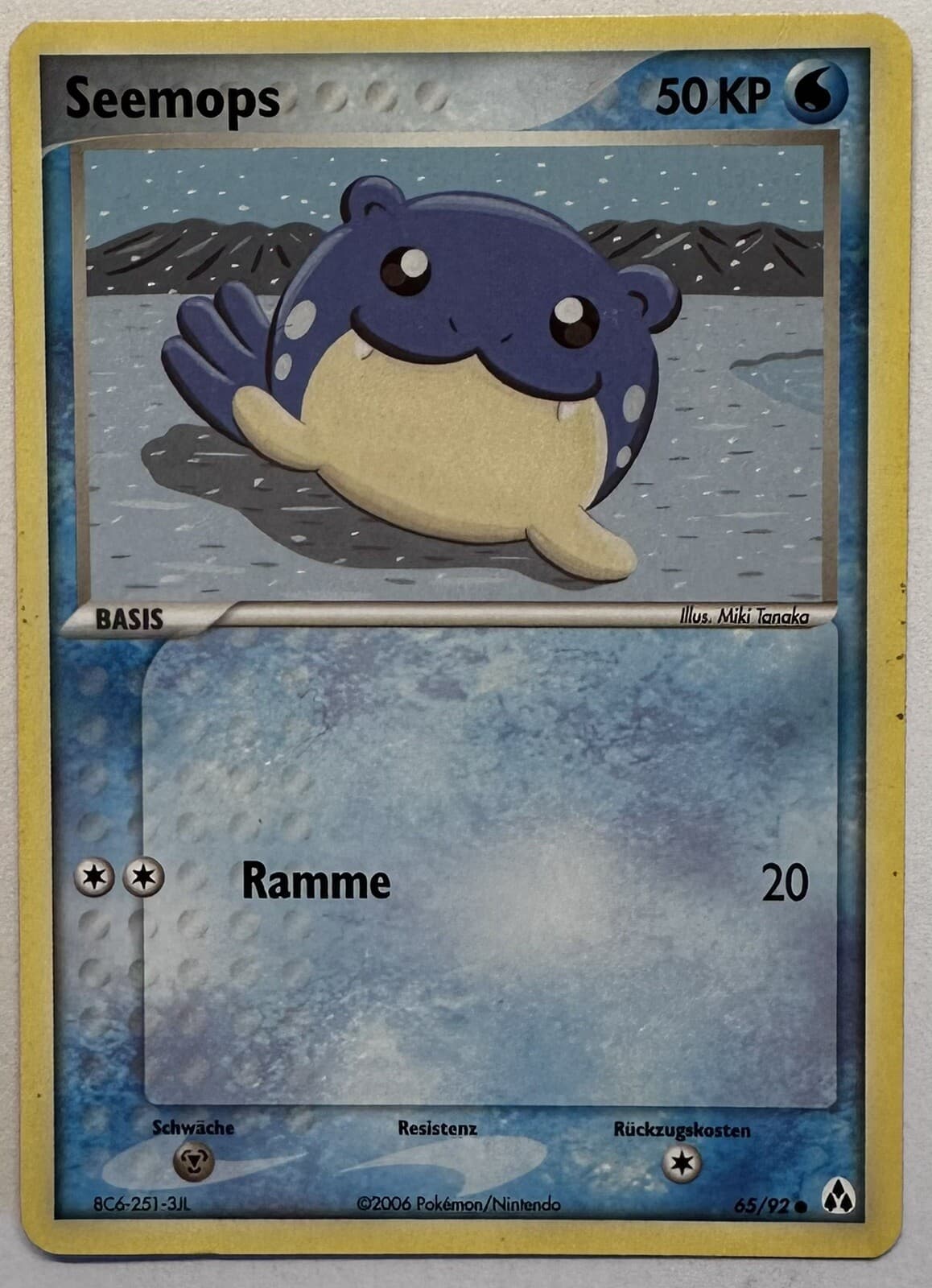 Pokemon Seemops 65/92 DE Common EX Legend Maker 2006